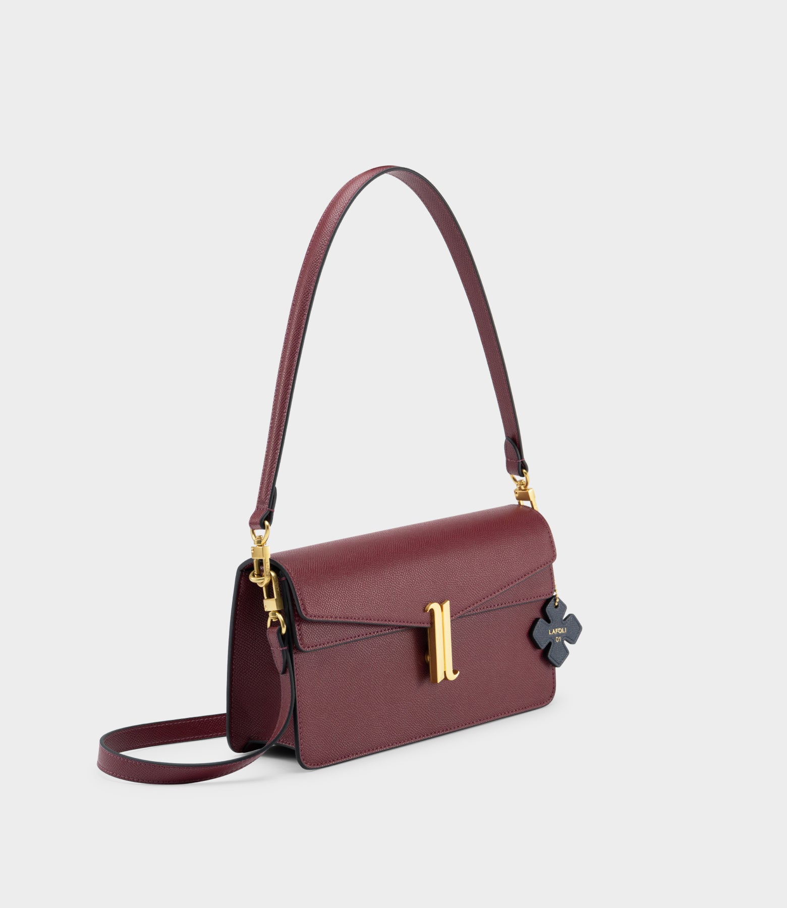 
FLUTTER LAFOLI DUO ADJUSTABLE crossbody shoulder bag, sling bag,  purse