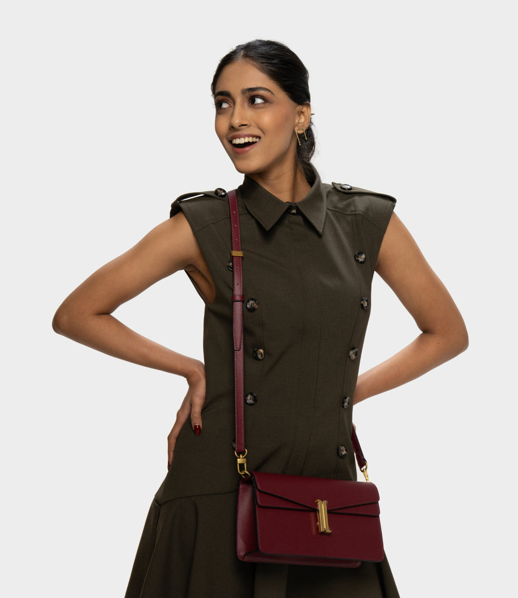  FLUTTER LAFOLI DUO ADJUSTABLE crossbody shoulder bag, sling bag,  purse