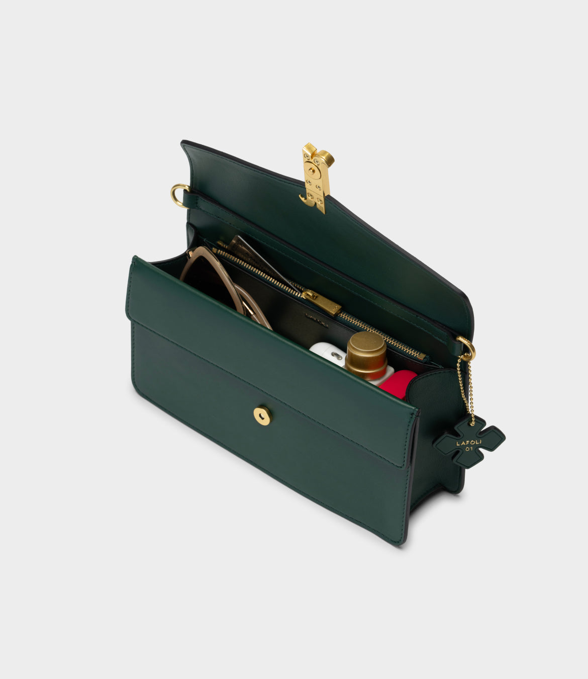 JADE LAFOLI DUO ADJUSTABLE crossbody shoulder bag, sling bag,  purse