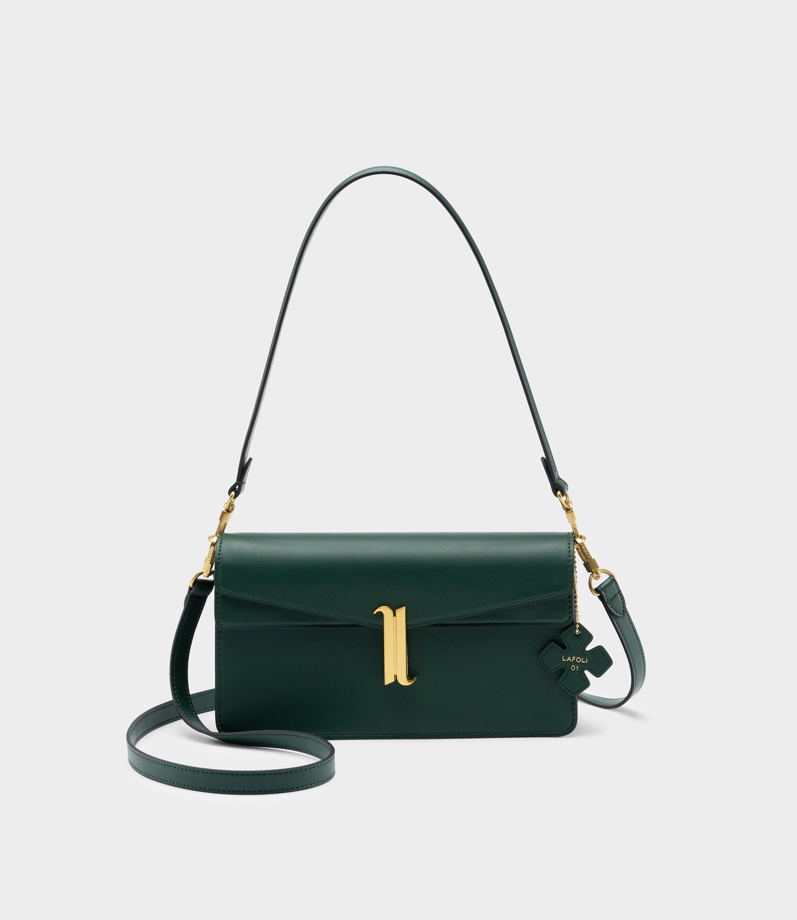 JADE LAFOLI DUO ADJUSTABLE crossbody shoulder bag, sling bag,  purse