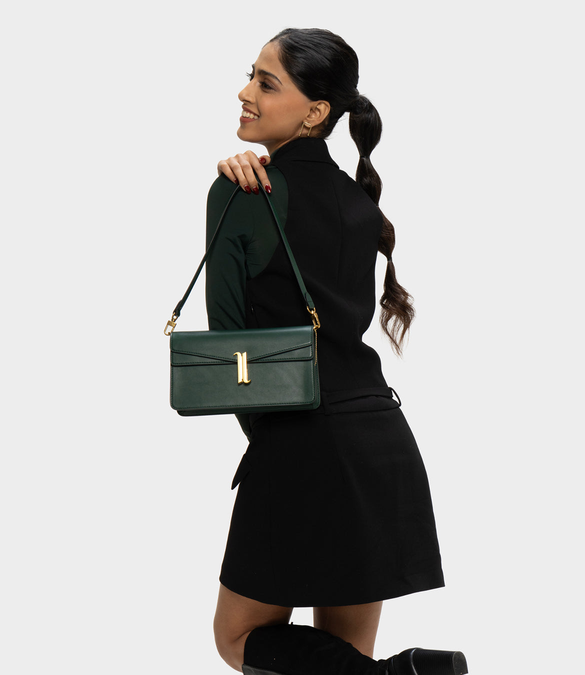 JADE LAFOLI DUO ADJUSTABLE crossbody shoulder bag, sling bag,  purse