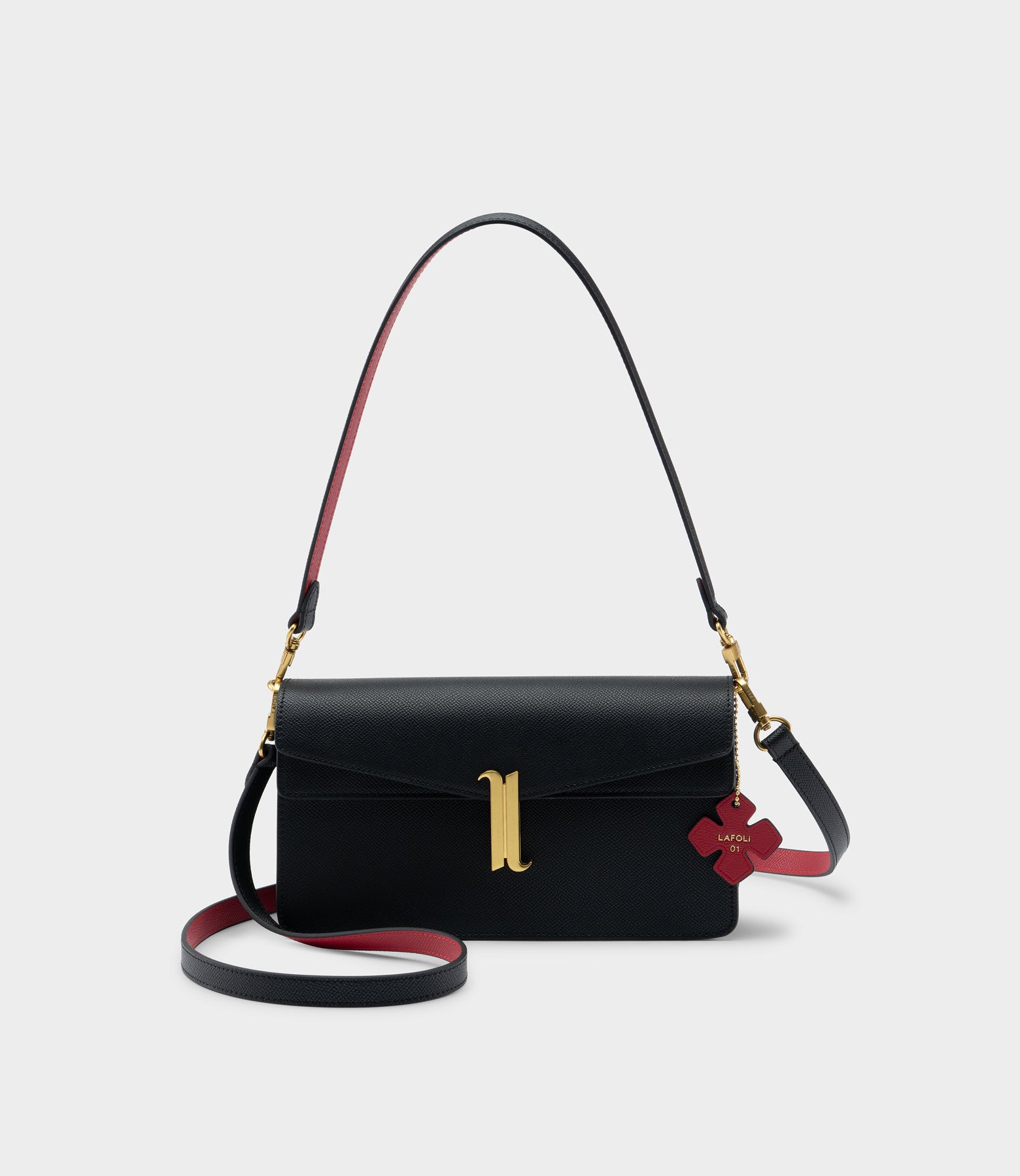 Lafoli DUO LADYBUG crossbody shoulder bag, sling bag,  purse