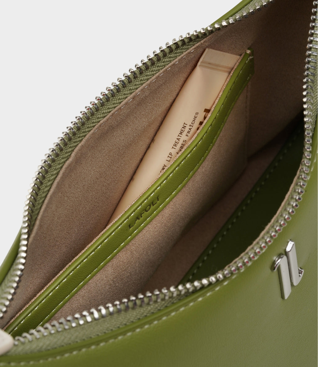 Lafoli Swing matcha crossbody shoulder bag, sling bag,  purse