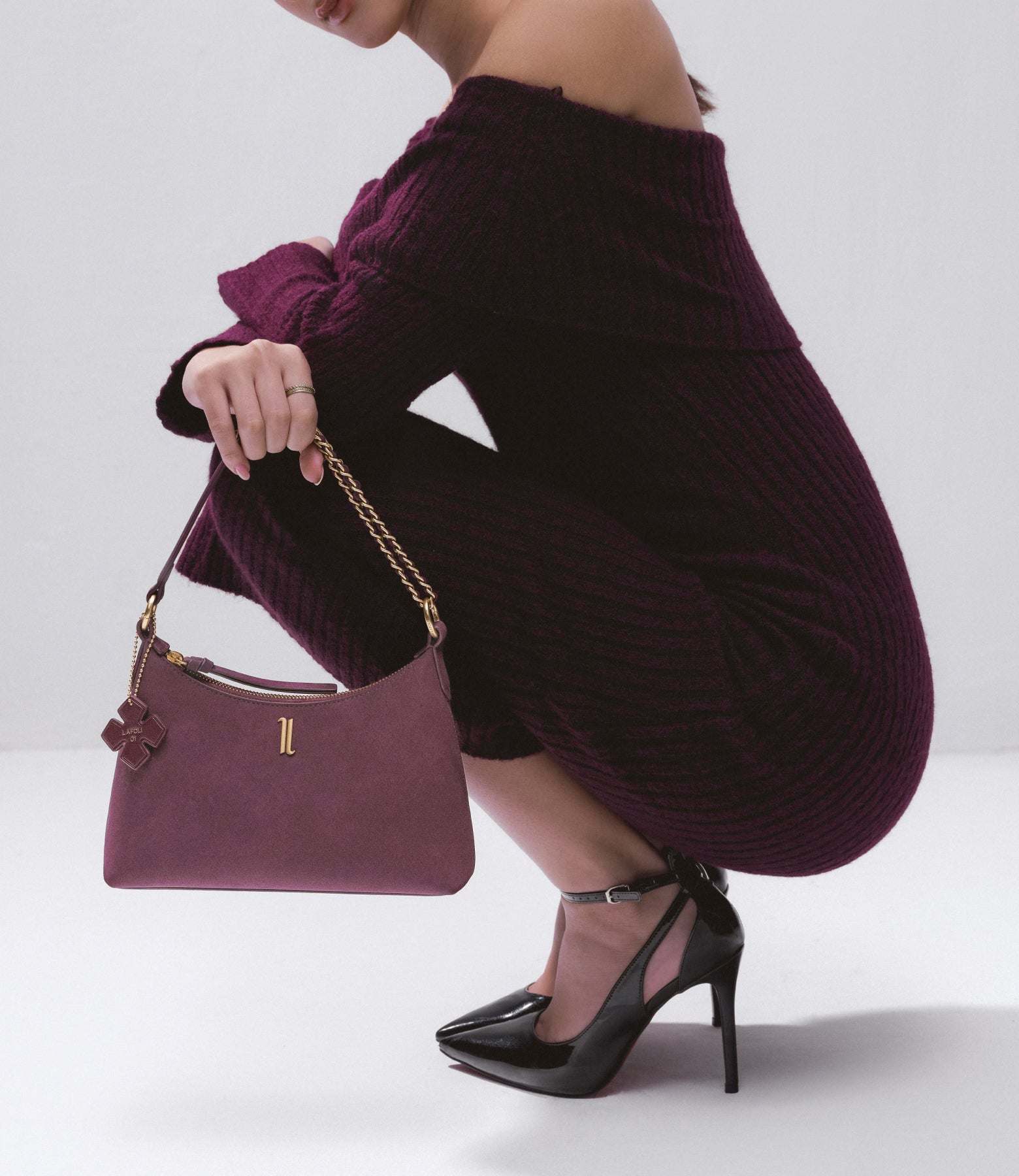 Lafoli Swing SIENNA crossbody shoulder bag, sling bag,  purse